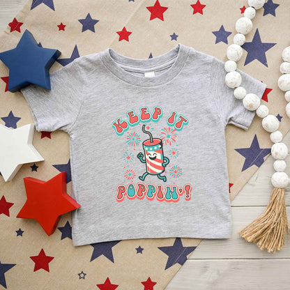 Keep It Poppin' Firework | Toddler Graphic Short Sleeve Tee