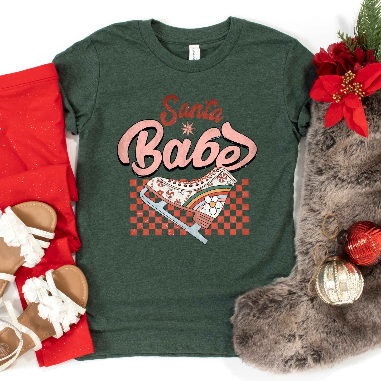 Santa Babe | Youth Graphic Short Sleeve Tee