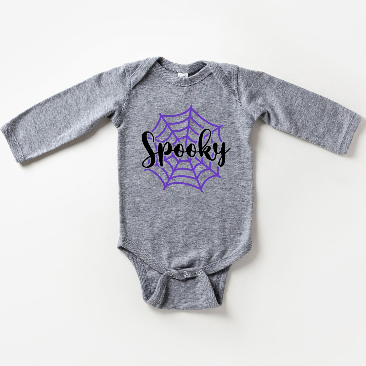 Spooky Web | Baby Graphic Long Sleeve Onesie