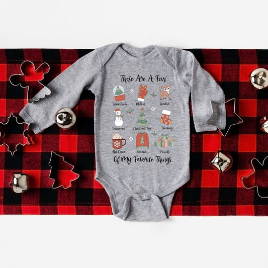 Christmas Favorites | Baby Graphic Long Sleeve Onesie