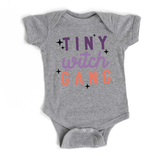 Tiny Witch Gang | Baby Graphic Short Sleeve Onesie