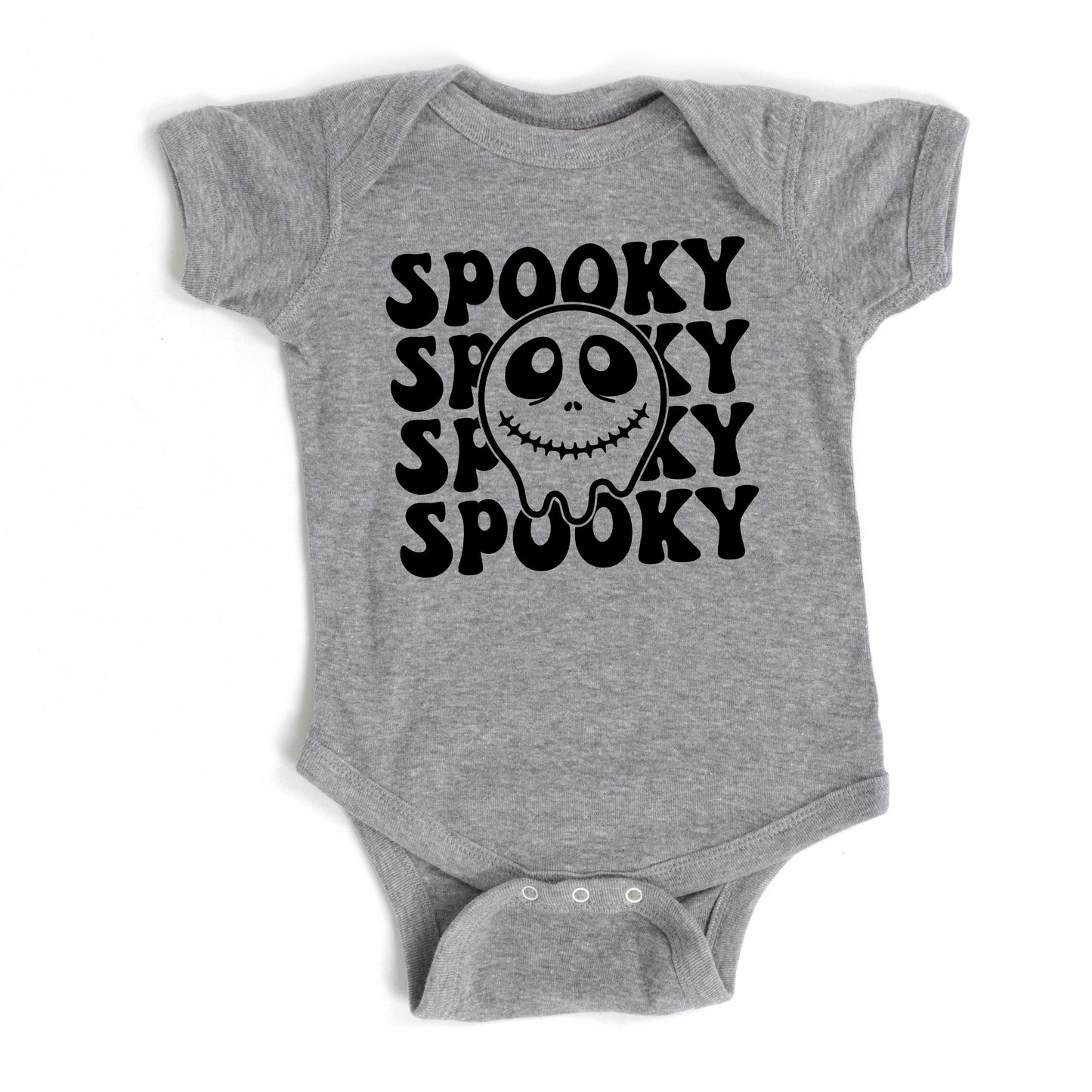 Spooky Smiley Jack | Baby Graphic Short Sleeve Onesie