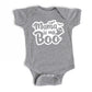 Mama Is My Boo Ghost | Baby Graphic Short Sleeve Onesie