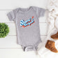 Stars and Stripes Firework | Baby Graphic Short Sleeve Onesie