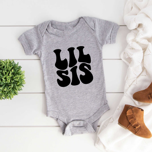 Lil Sis Wavy | Baby Graphic Short Sleeve Onesie