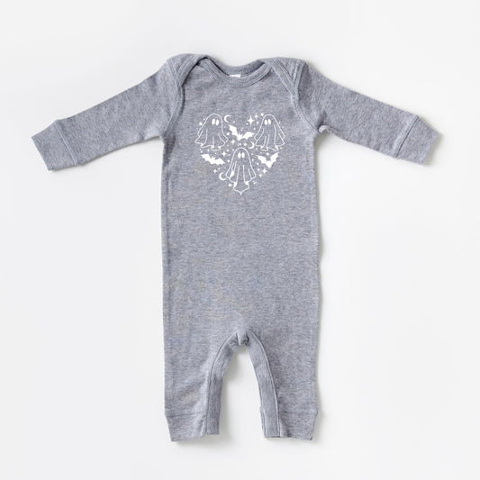 Ghosts Heart | Baby Graphic Romper
