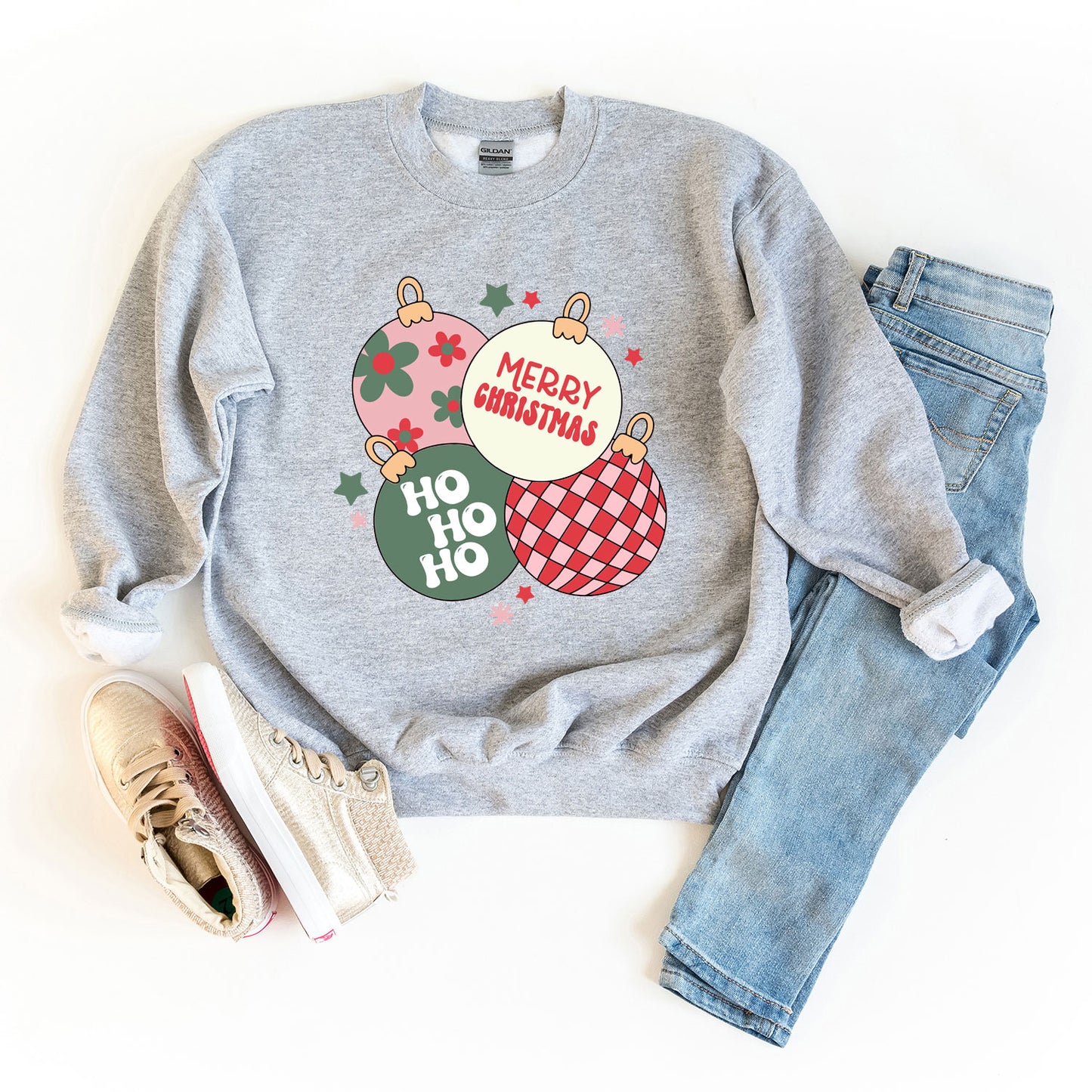 Christmas Ornaments | Youth Graphic Sweatshirt