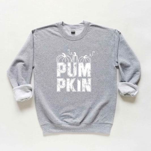 Pumpkin Distressed | Youth Graphic Sweatshirt