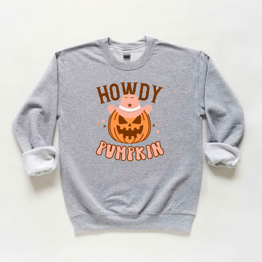 Howdy Pumpkin | Youth Graphic Sweatshirt