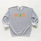 Middle Colorful | Youth Graphic Sweatshirt