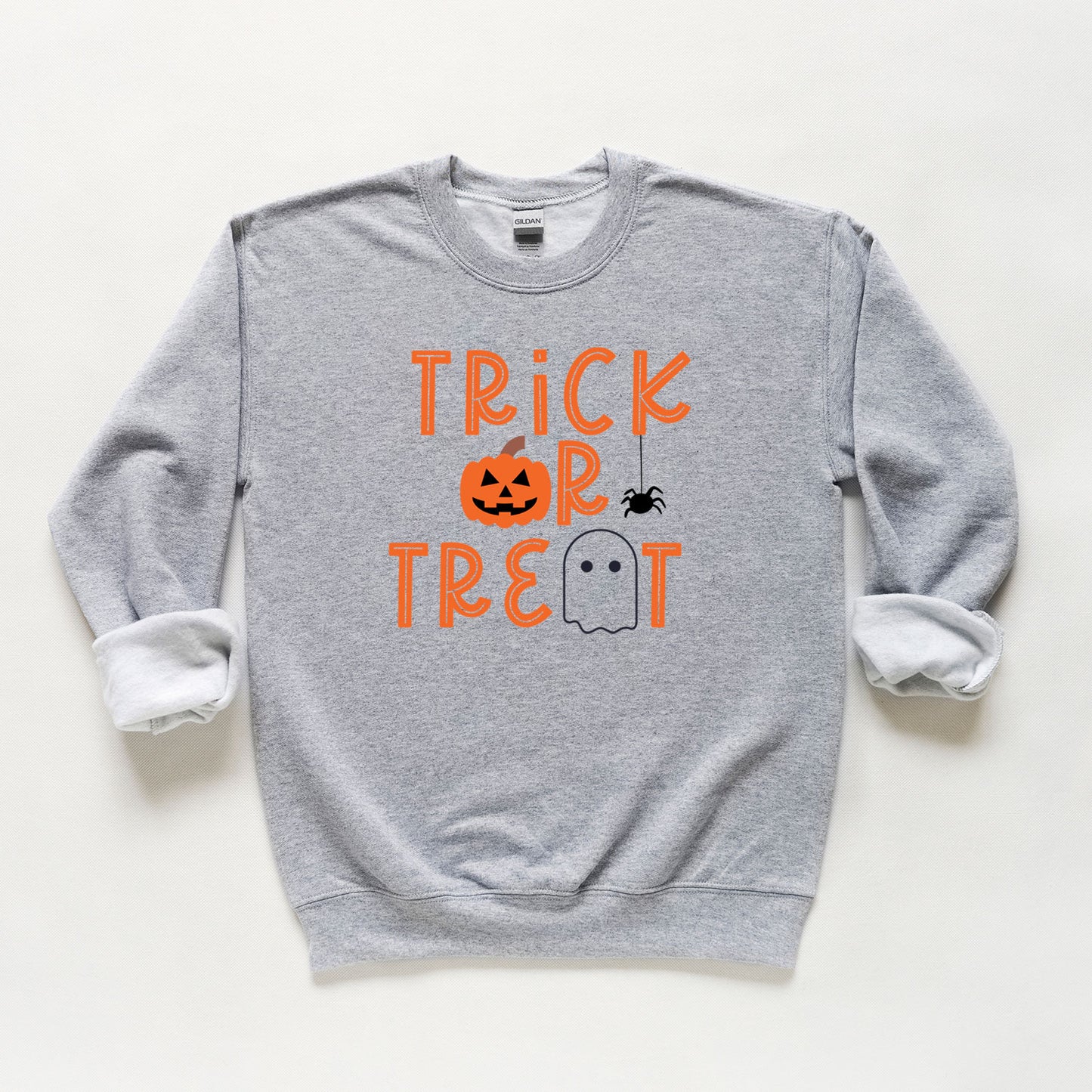 Trick Or Treat Spider | Youth Graphic Sweatshirt