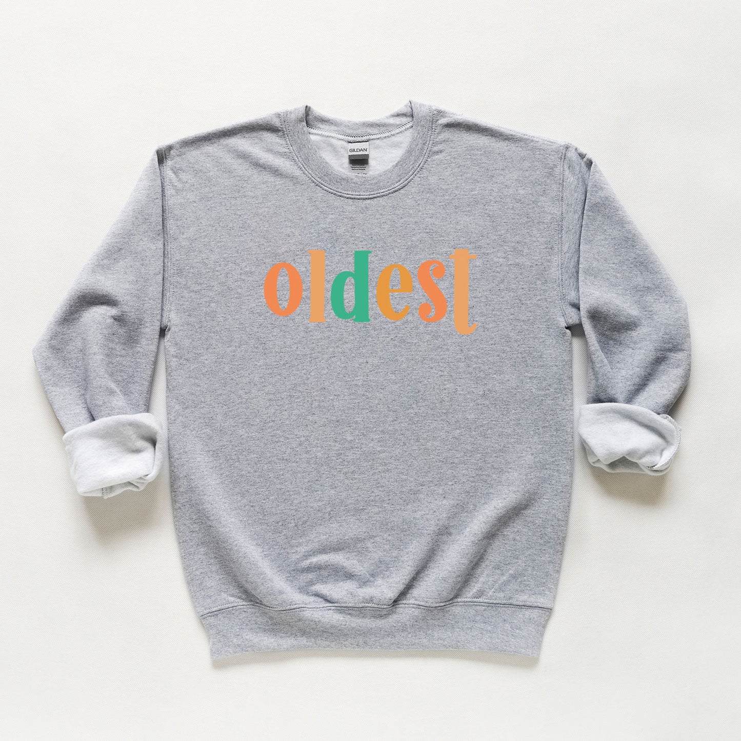 Oldest Colorful | Youth Graphic Sweatshirt