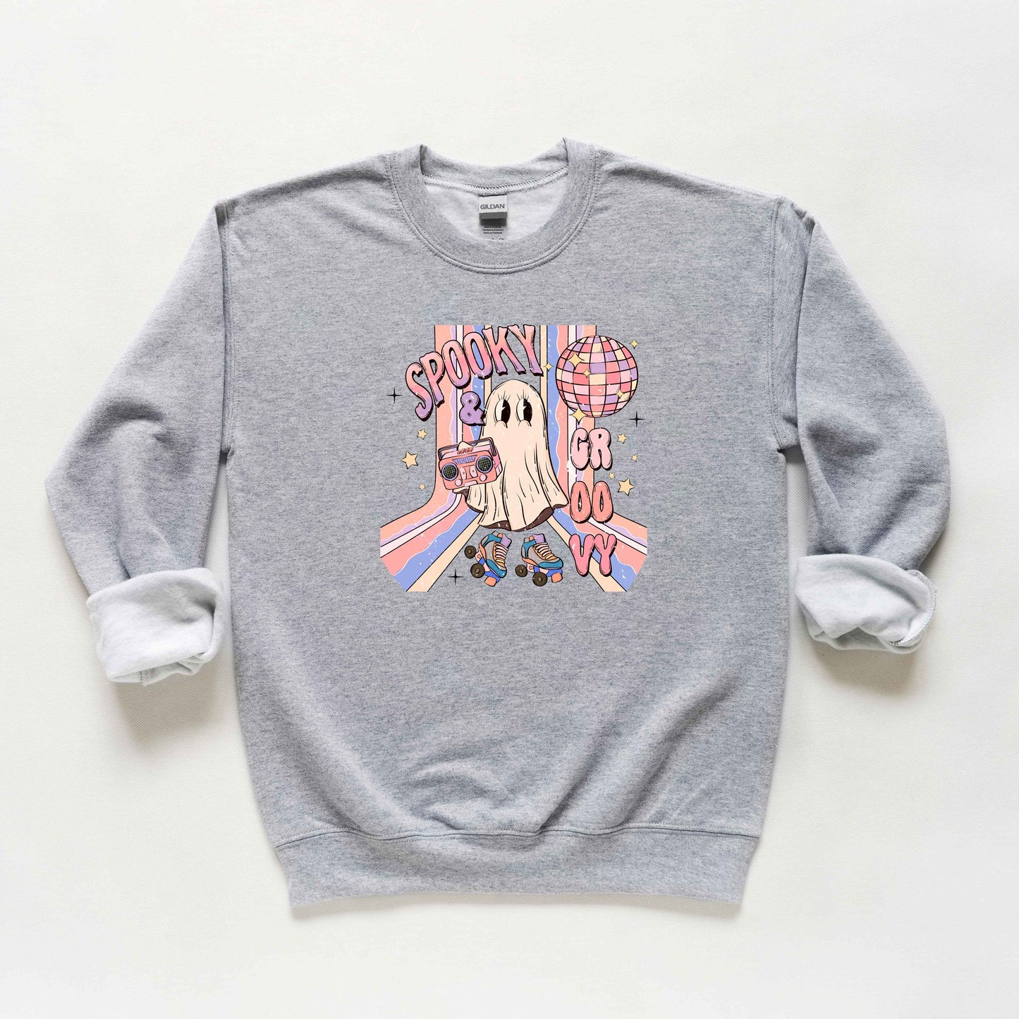 Spooky And Groovy | Youth Graphic Sweatshirt