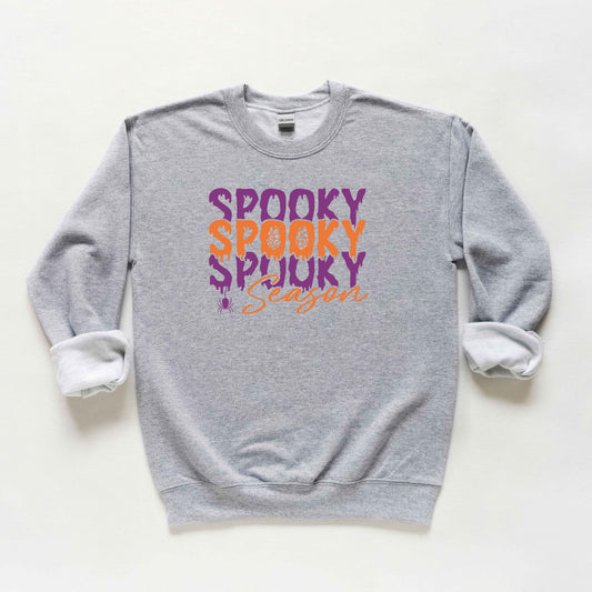 Spooky Season Spider | Youth Graphic Sweatshirt