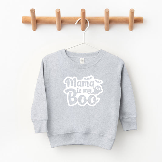 Mama Is My Boo Ghost | Toddler Graphic Sweatshirt