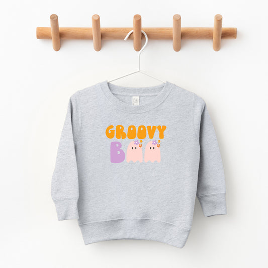 Groovy Boo Ghost | Toddler Graphic Sweatshirt