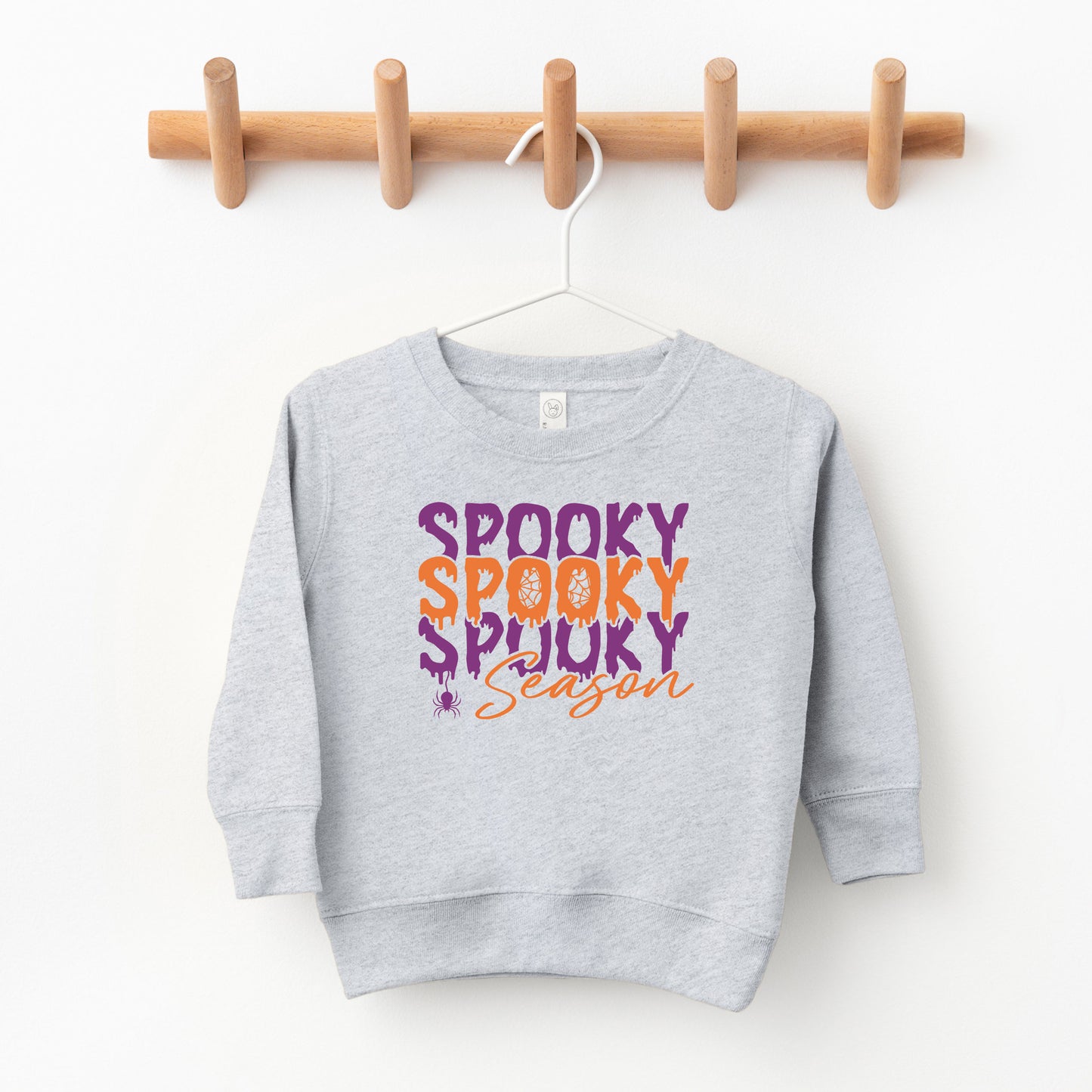 Spooky Season Spider | Toddler Graphic Sweatshirt