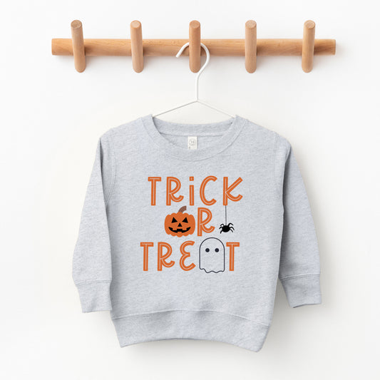Trick Or Treat Spider | Toddler Graphic Sweatshirt