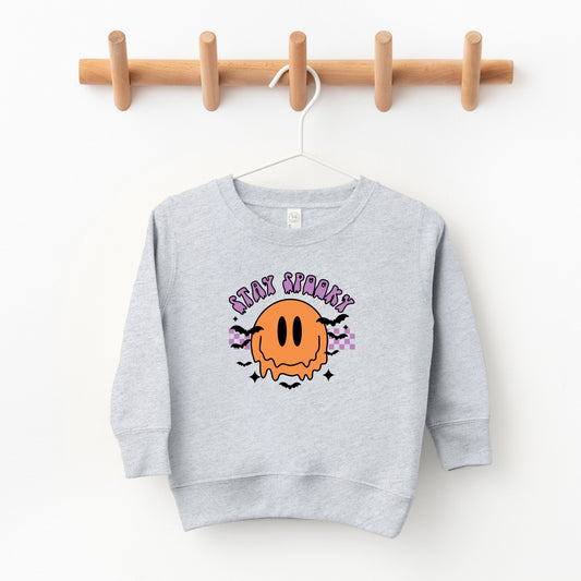 Stay Spooky Smiley Bats | Toddler Graphic Sweatshirt