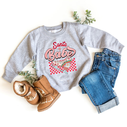 Santa Babe | Toddler Graphic Sweatshirt