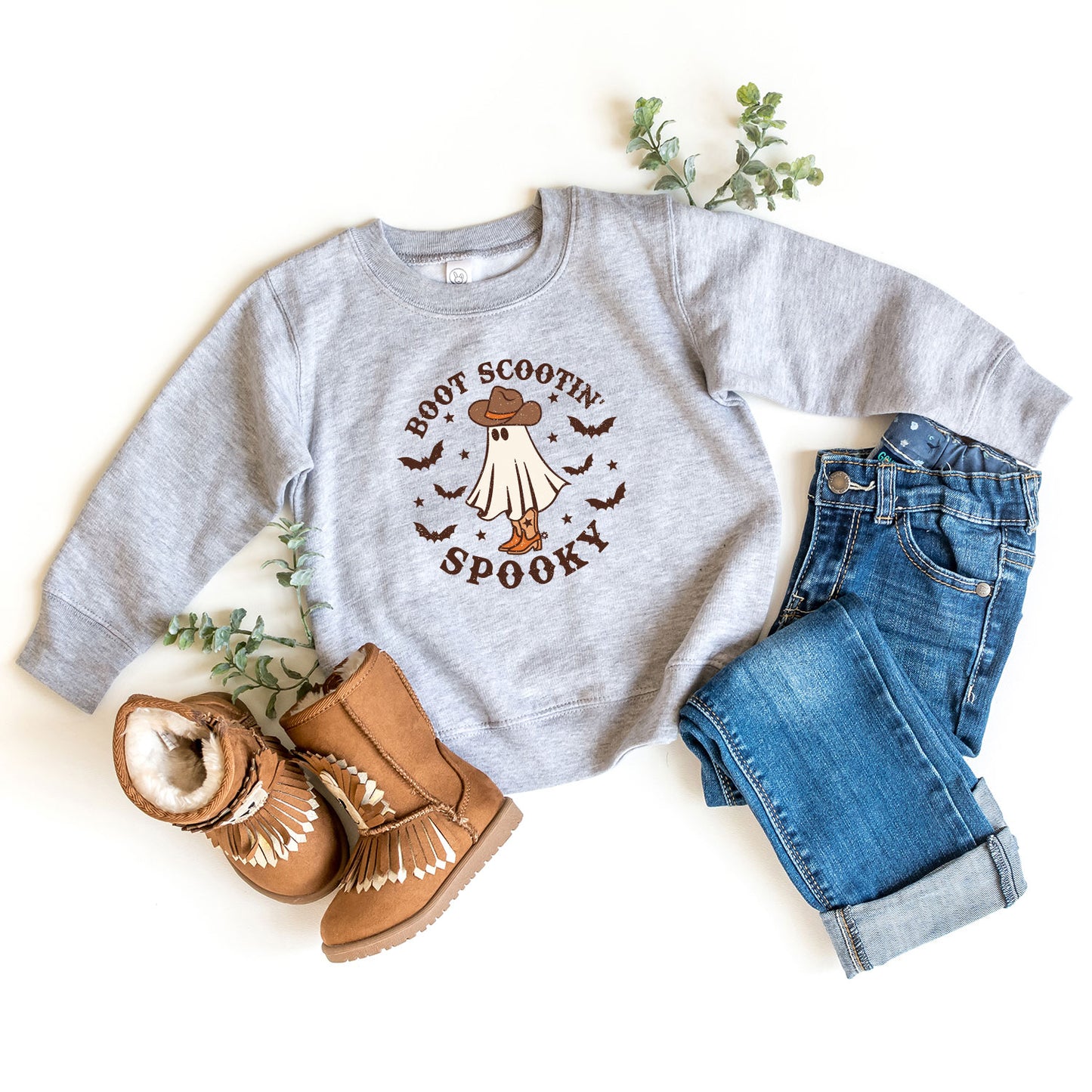 Boot Scootin' Spooky | Toddler Graphic Sweatshirt