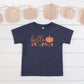 Cursive Hello Pumpkin | Toddler Graphic Short Sleeve Tee