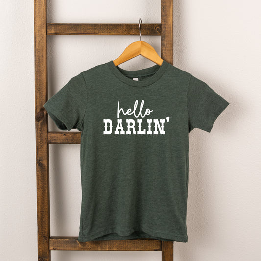 Hello Darlin' | Toddler Short Sleeve Crew Neck