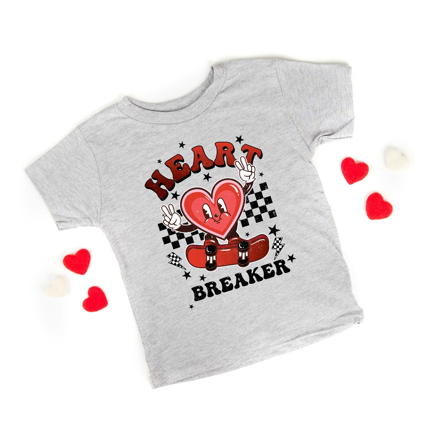 Heart Breaker Skater | Toddler Graphic Short Sleeve Tee