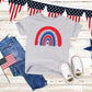 Patriotic Rainbow | Youth Short Sleeve Crew Neck