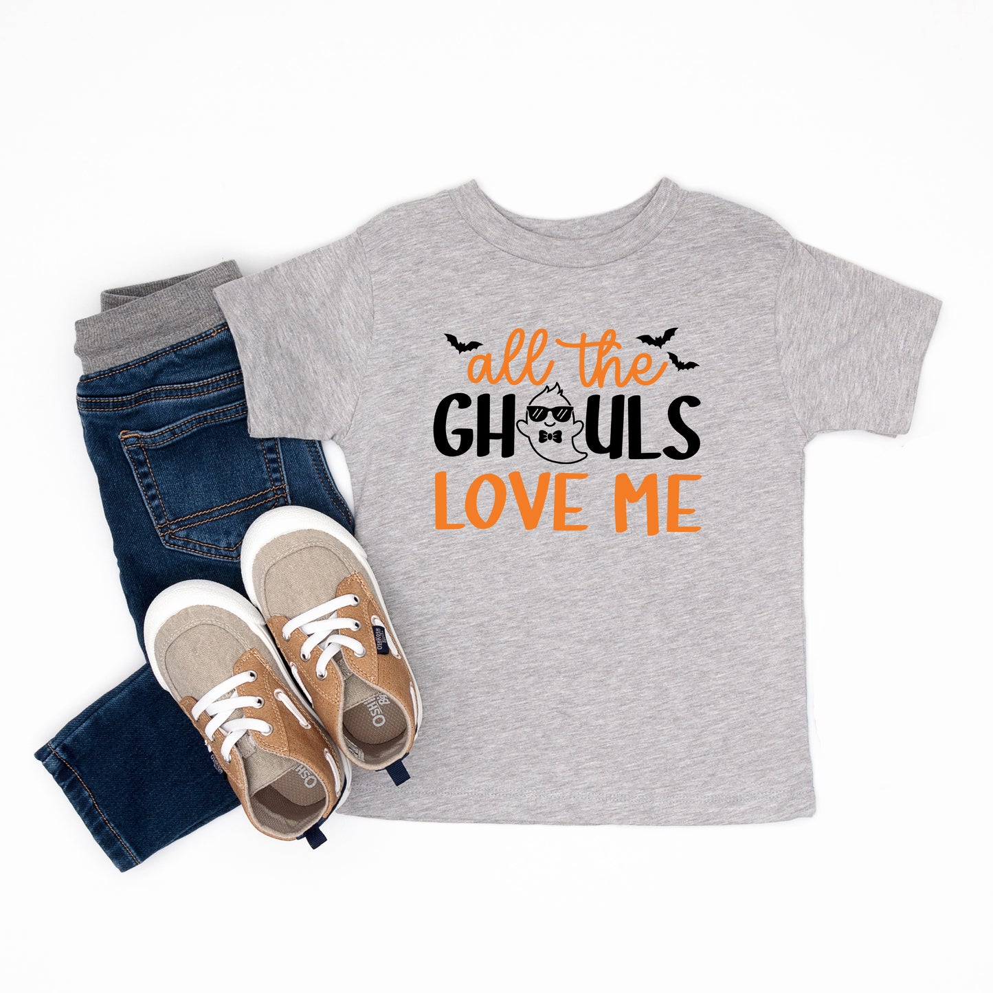 All The Ghouls Love Me Bats | Toddler Graphic Short Sleeve Tee