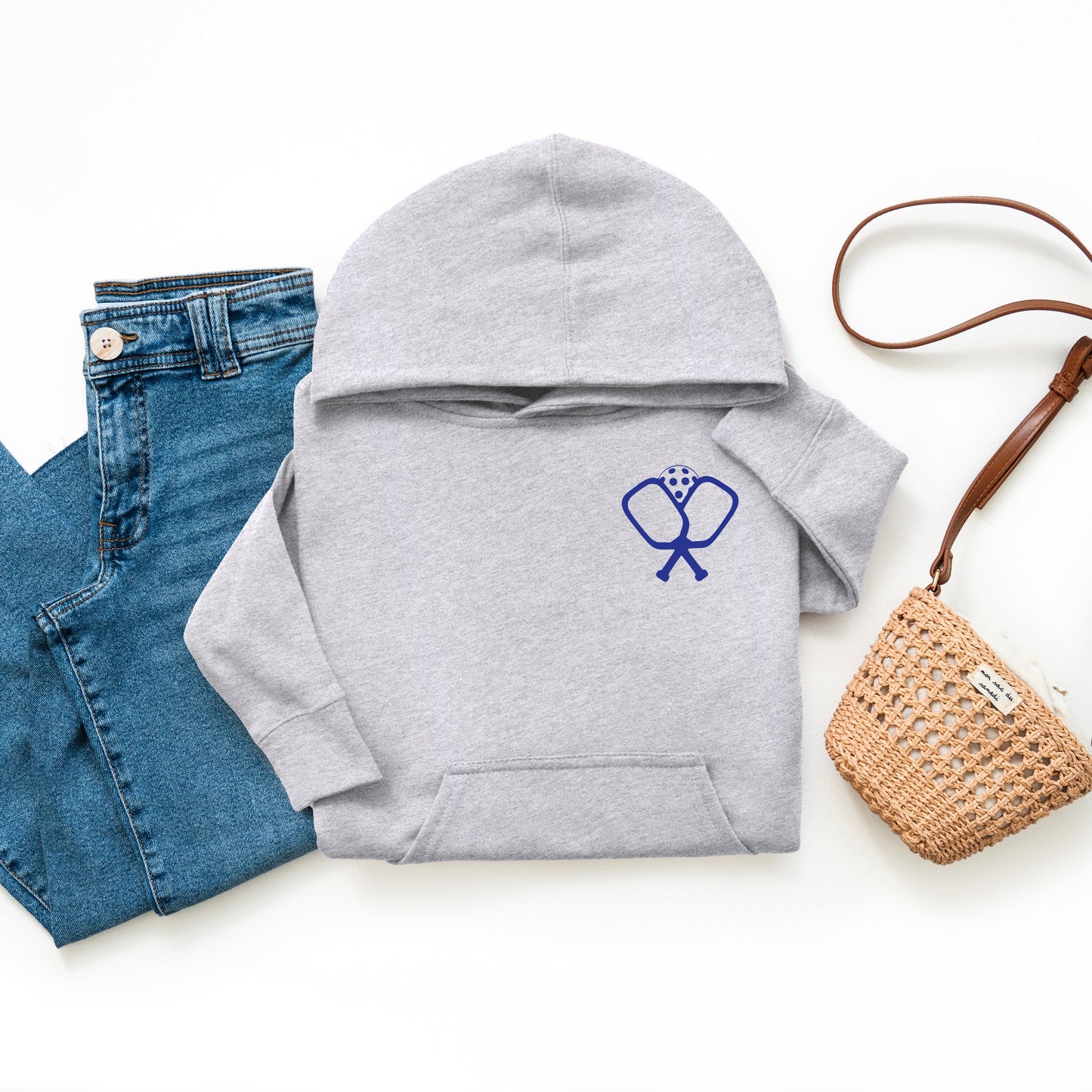 Pickleball Paddles Crossed | Youth Graphic Hoodie