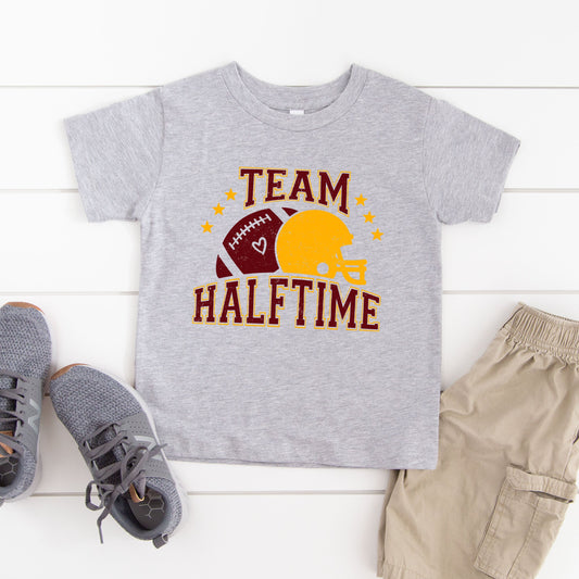 Team Halftime Distressed - Maroon | Youth Graphic Short Sleeve Tee