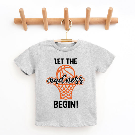 Basketball Madness Hoop | Toddler Graphic Short Sleeve Tee
