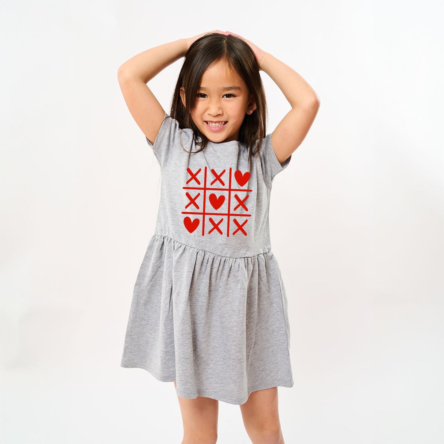 Tic Tac Heart | Toddler Graphic Dress