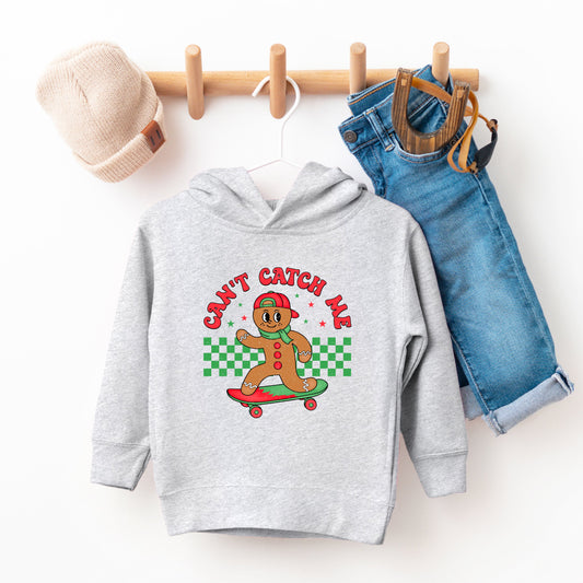 Gingerbread Man Skateboard | Toddler Graphic Hoodie