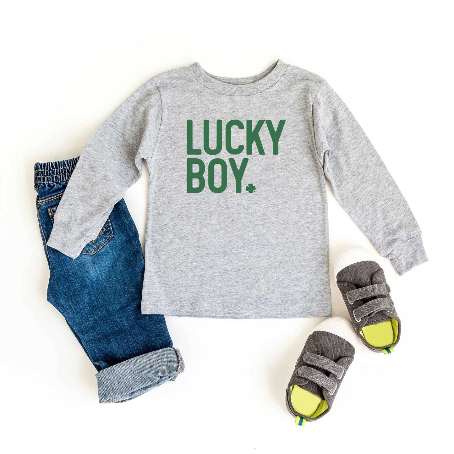 Lucky Boy Bold | Youth Long Sleeve Tee