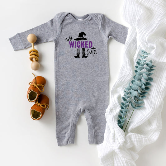 So Wicked Cute Glitter | Baby Graphic Romper