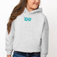 Embroidered Choose Happy Smiley Face | Toddler Graphic Hoodie