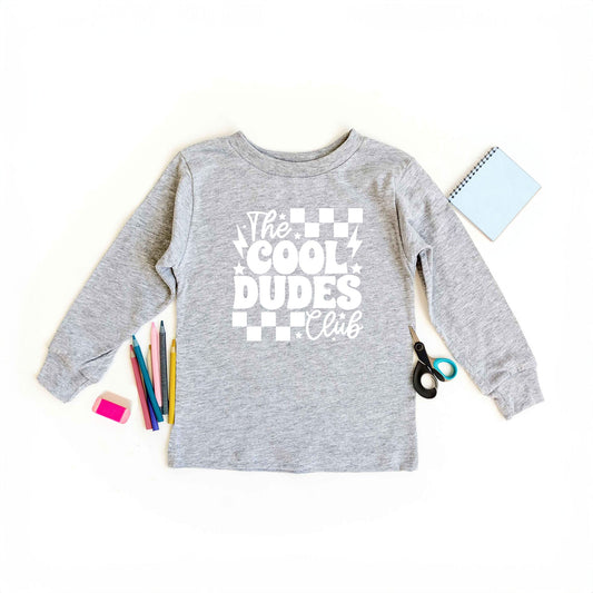 Cool Dudes Club | Toddler Graphic Long Sleeve Tee