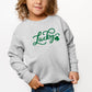 Cursive Lucky Clover | Toddler Graphic Sweatshirt