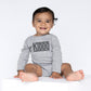 Kiddo Checkered | Baby Graphic Long Sleeve Onesie