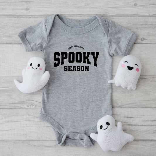 Varsity Spooky Season | Baby Graphic Short Sleeve Onesie