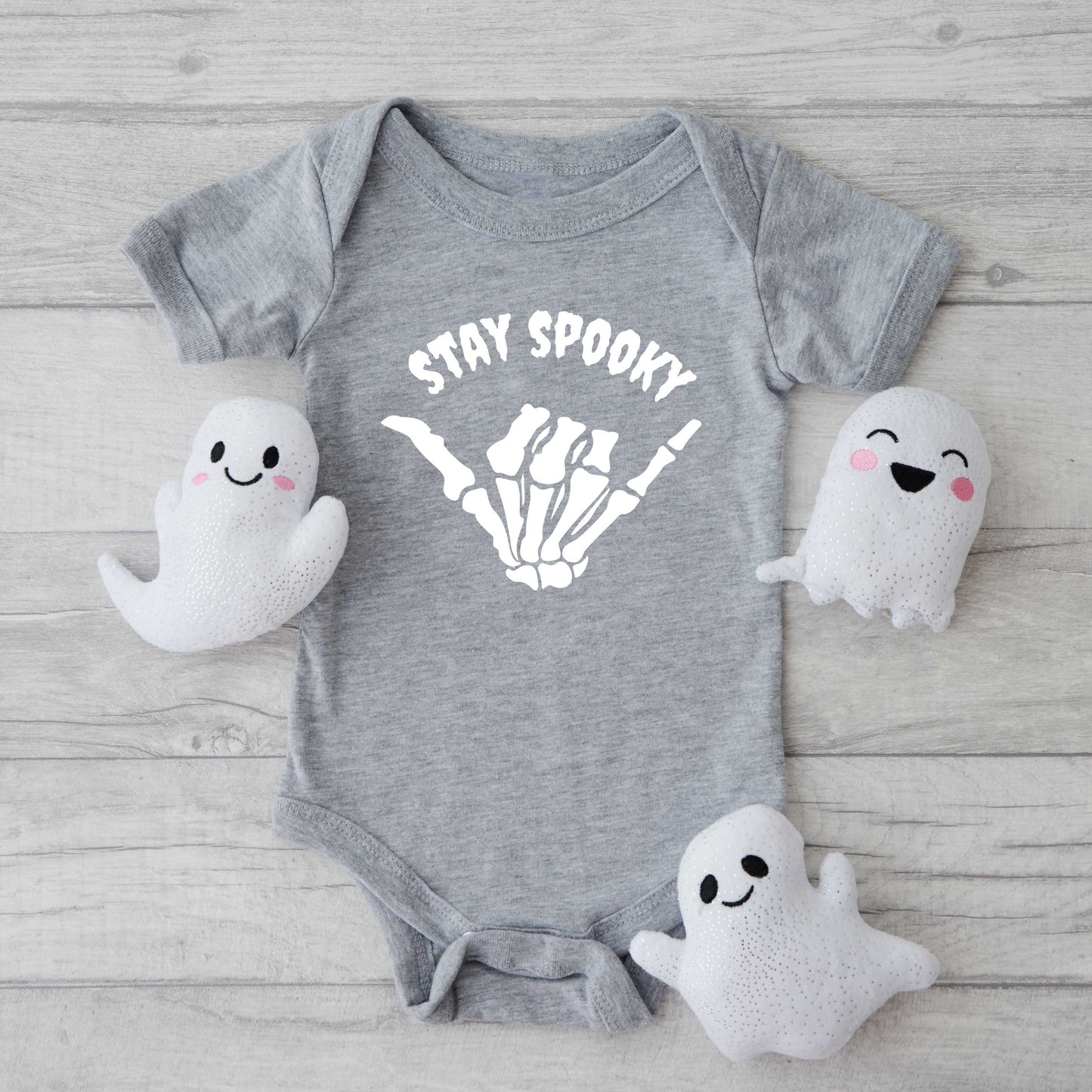 Stay Spooky Hand | Baby Graphic Short Sleeve Onesie