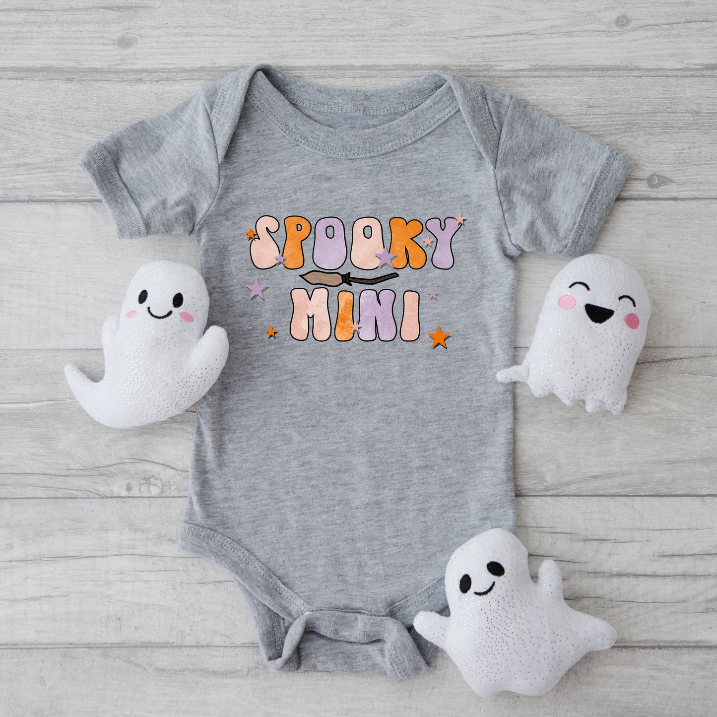 Spooky Mini Stars | Baby Graphic Short Sleeve Onesie