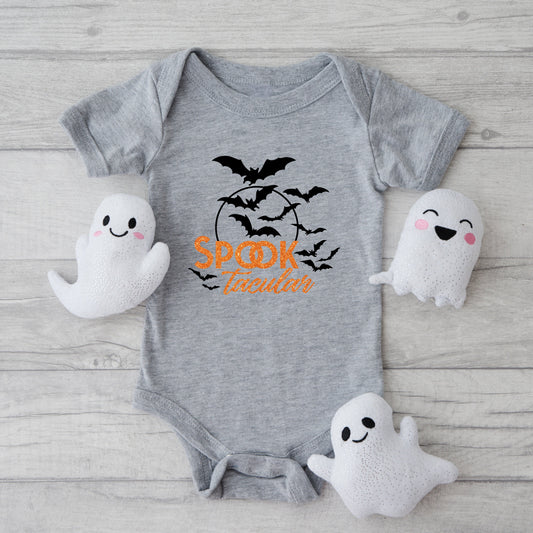 SpookTacular Glitter | Baby Graphic Short Sleeve Onesie