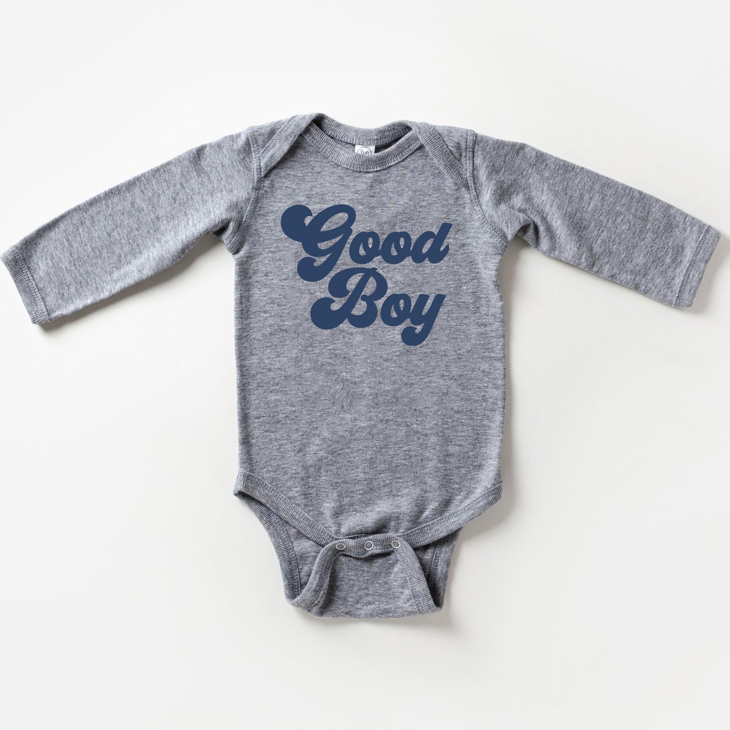 Good Boy Retro | Baby Long Sleeve Onesie