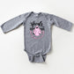 Just Wanna Have Fun Checkered | Baby Graphic Long Sleeve Onesie