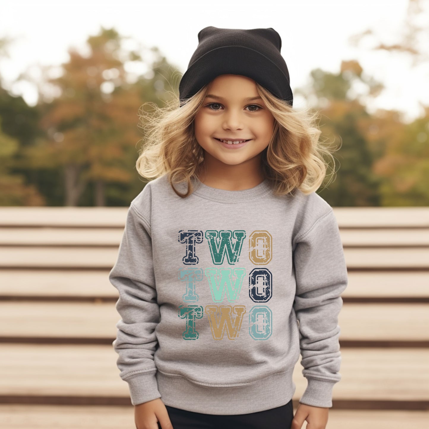 Two Two Two | Toddler Graphic Sweatshirt