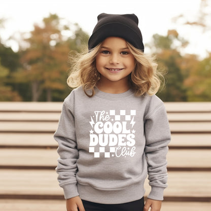 Cool Dudes Club | Youth Ultra-Soft Graphic Sweatshirt