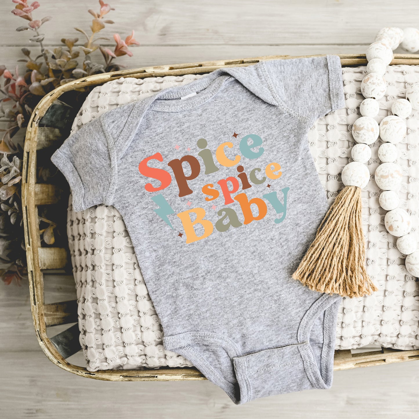 Spice Spice Baby | Baby Graphic Short Sleeve Onesie